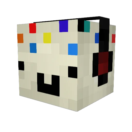 Romica Minecraft avatar head, 3D render