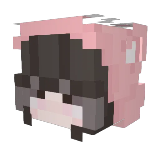 Romiiss Minecraft avatar head, 3D render