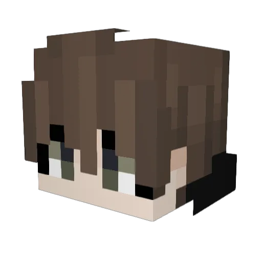 Rominatrix Minecraft avatar head, 3D render