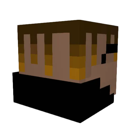 RominoBR Minecraft avatar head, 3D render
