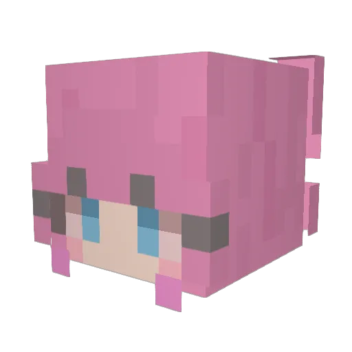 Romio62 Minecraft avatar head, 3D render
