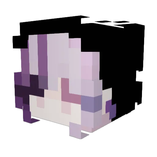 Romira99 Minecraft avatar head, 3D render