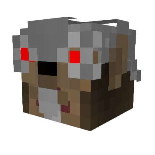 Romkoss Minecraft avatar head, 3D render