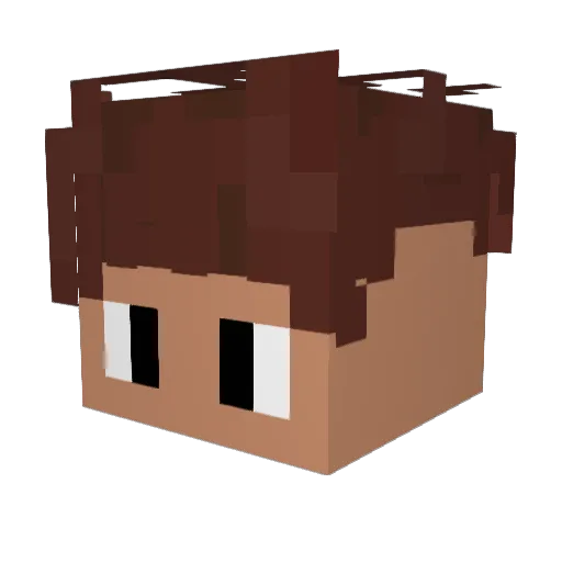 Romolidor Minecraft avatar head, 3D render