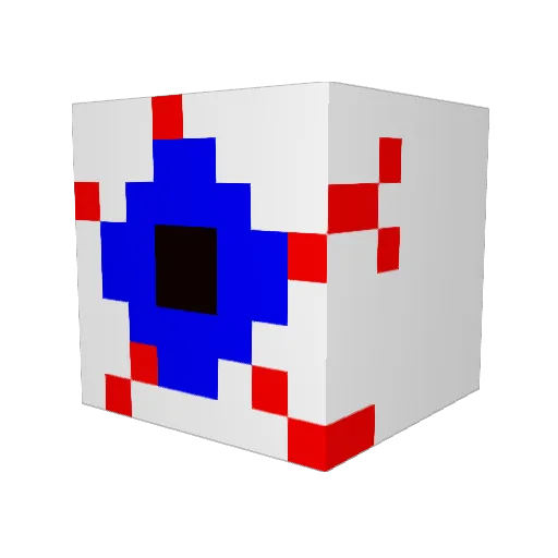 Rompfie Minecraft avatar head, 3D render
