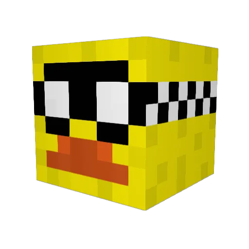 RomualdDu23 Minecraft avatar head, 3D render