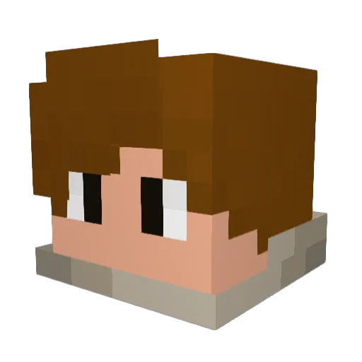 Romuchin687 Minecraft avatar head, 3D render