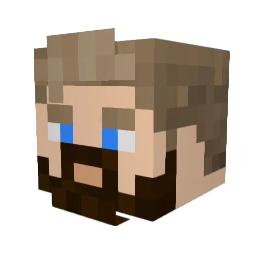 Romulo2355 Minecraft avatar head, 3D render