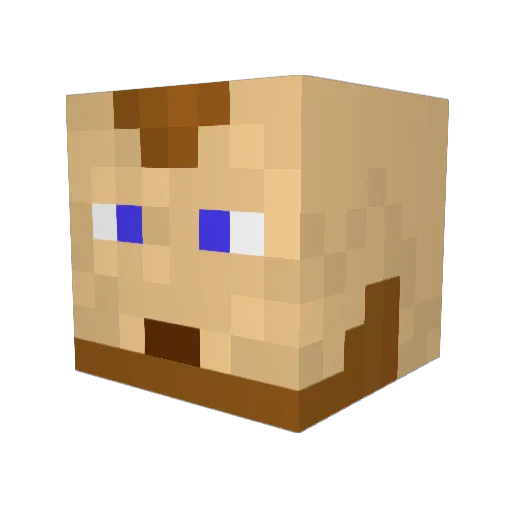RomulusAndRemus Minecraft avatar head, 3D render