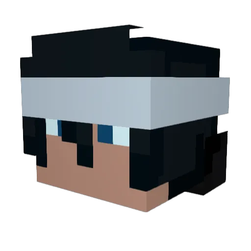 Romy_beta22 Minecraft avatar head, 3D render