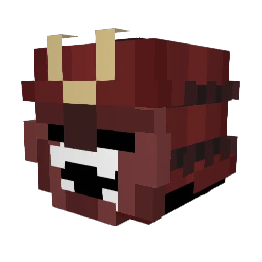 Ron1Nn Minecraft avatar head, 3D render
