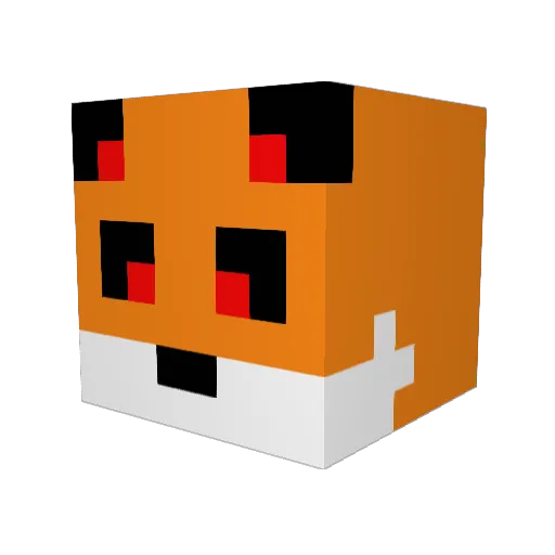 RonBot1 Minecraft avatar head, 3D render