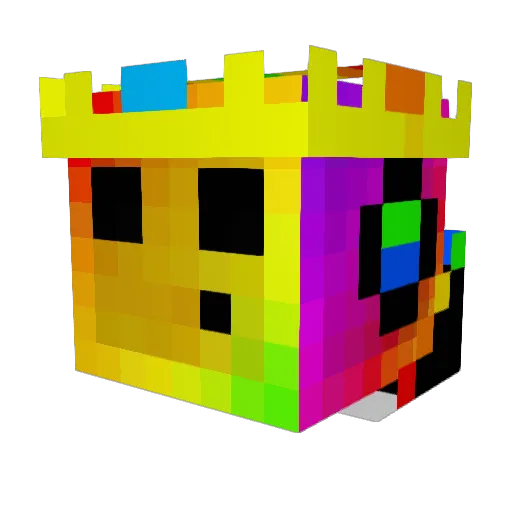 RonCakes Minecraft avatar head, 3D render