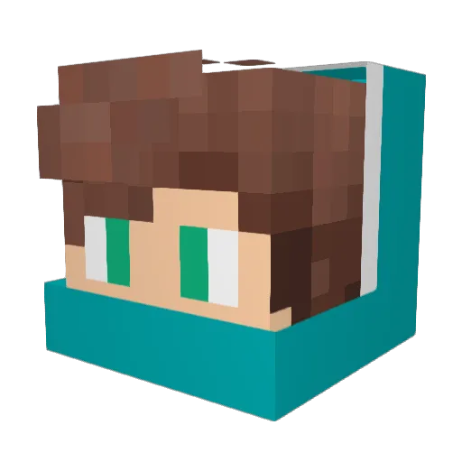 RonCsI999 Minecraft avatar head, 3D render
