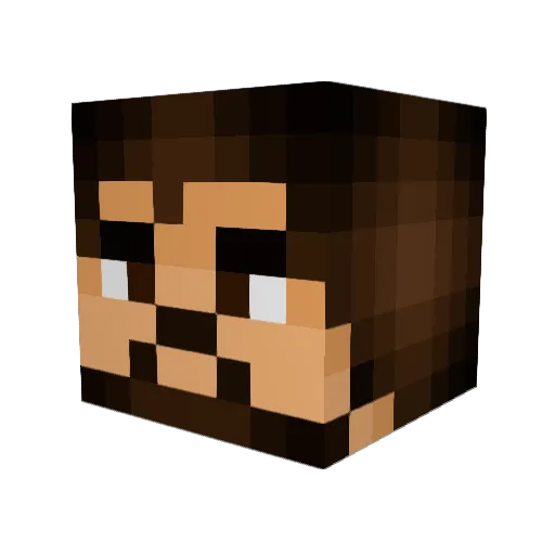 RonJohnson89 Minecraft avatar head, 3D render