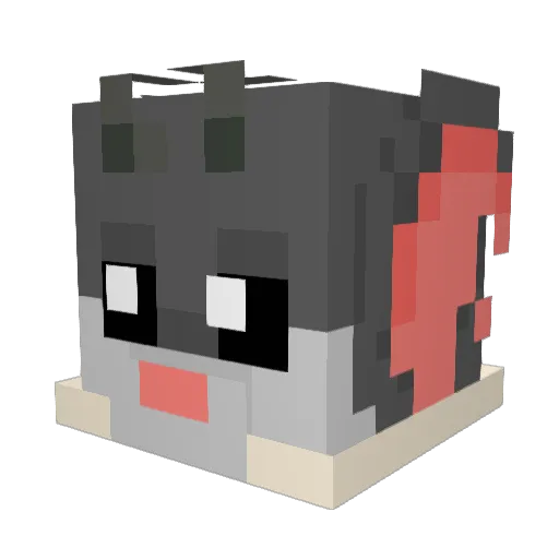 Ron_Jack Minecraft avatar head, 3D render