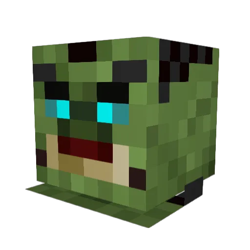 Ron_Swanson69 Minecraft avatar head, 3D render