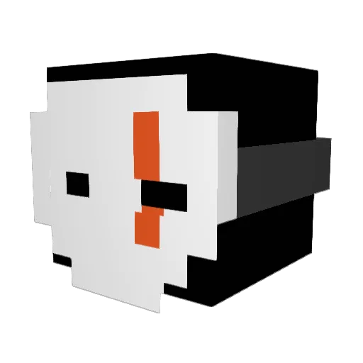 Ronald697 Minecraft avatar head, 3D render
