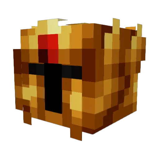 RonaldReagan99 Minecraft avatar head, 3D render
