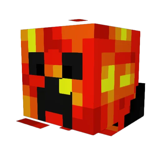 Ronald_Age_65 Minecraft avatar head, 3D render