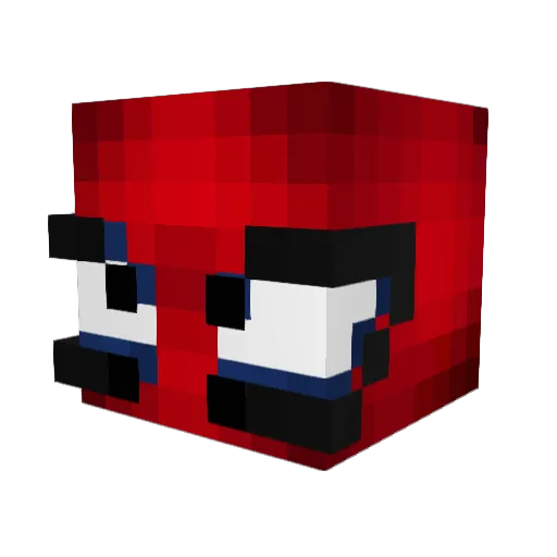 RonaldexRD Minecraft avatar head, 3D render