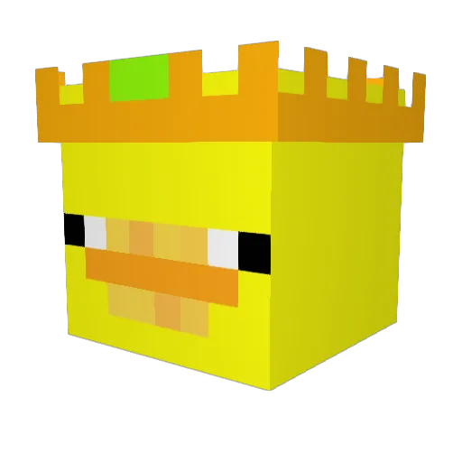Ronaldo465 Minecraft avatar head, 3D render