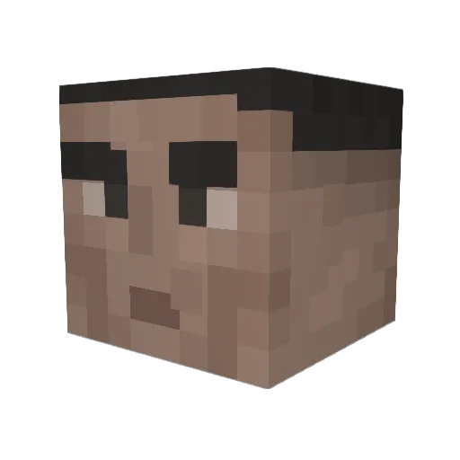 Ronaldo9421 Minecraft avatar head, 3D render