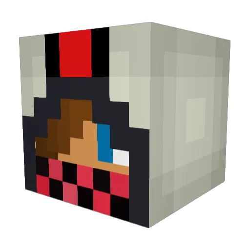 RonaldoJonas Minecraft avatar head, 3D render