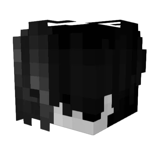 RonaldoVII Minecraft avatar head, 3D render