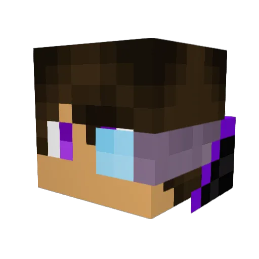 RonanOliver Minecraft avatar head, 3D render