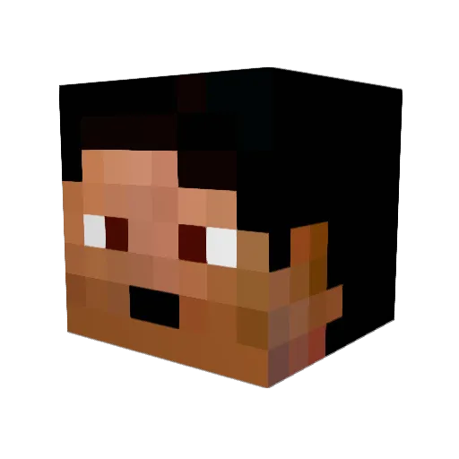 Rondo711 Minecraft avatar head, 3D render
