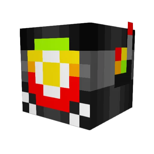 RoneOmbre Minecraft avatar head, 3D render