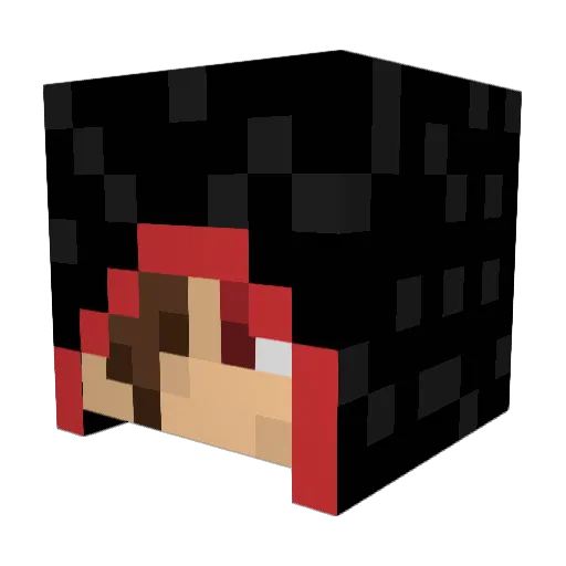 Rong_6 Minecraft avatar head, 3D render