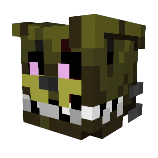 Roni48 Minecraft avatar head, 3D render
