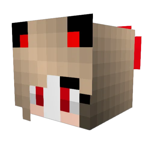 RonikaAlex Minecraft avatar head, 3D render
