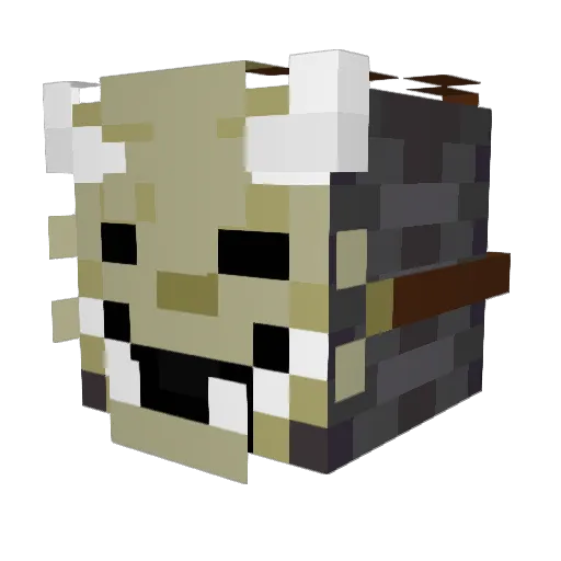 Ronin501 Minecraft avatar head, 3D render