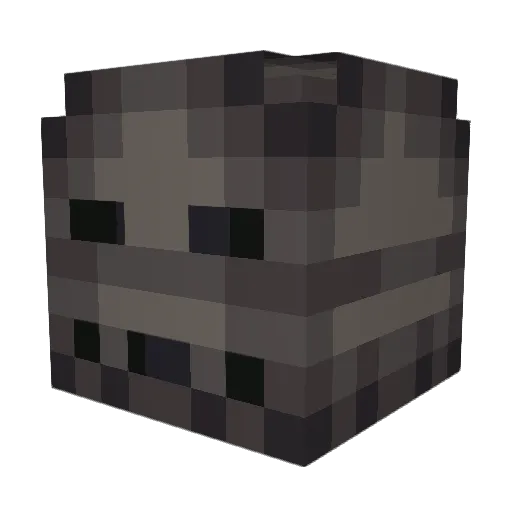 Ronin98 Minecraft avatar head, 3D render