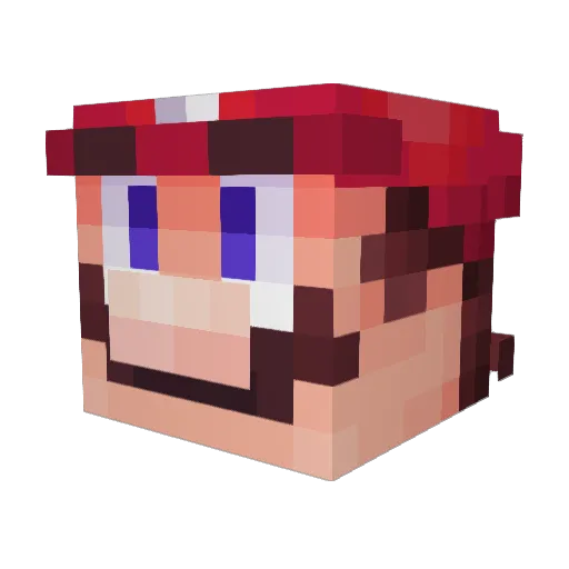 RoninPanda27 Minecraft avatar head, 3D render
