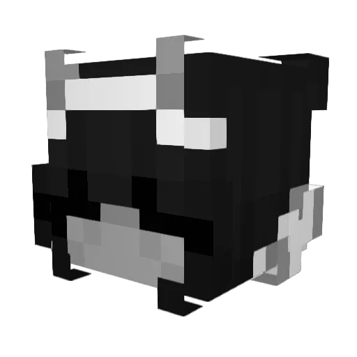 RoninsHusband Minecraft avatar head, 3D render