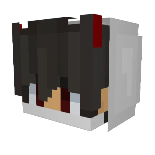 RonitRoyWasFound Minecraft avatar head, 3D render