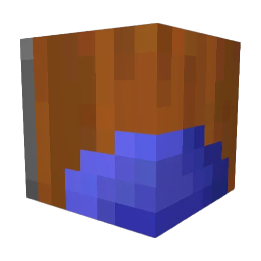 Roniva Minecraft avatar head, 3D render