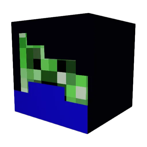 Ronni9 Minecraft avatar head, 3D render