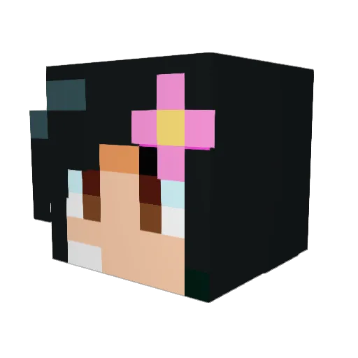 RonnieRose218 Minecraft avatar head, 3D render