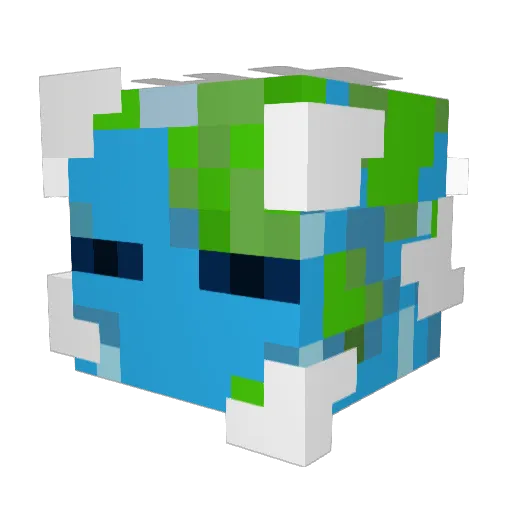 RonnocPhasma Minecraft avatar head, 3D render