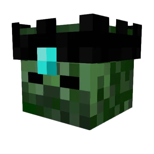 RonnyBeast Minecraft avatar head, 3D render