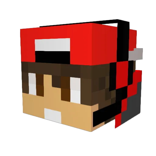 Ronson217 Minecraft avatar head, 3D render