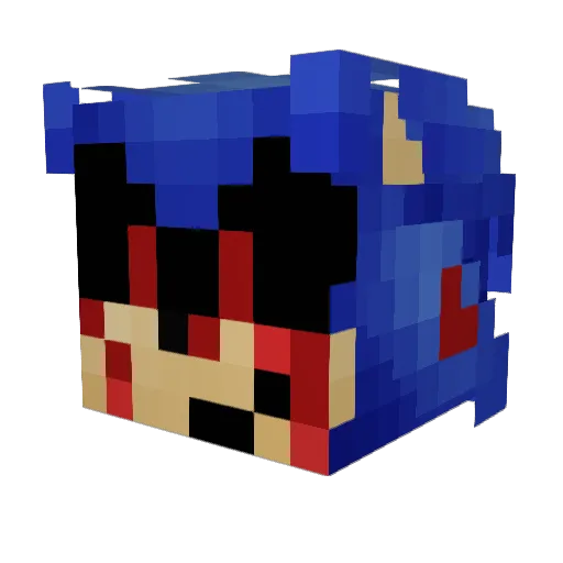 Ronster552 Minecraft avatar head, 3D render