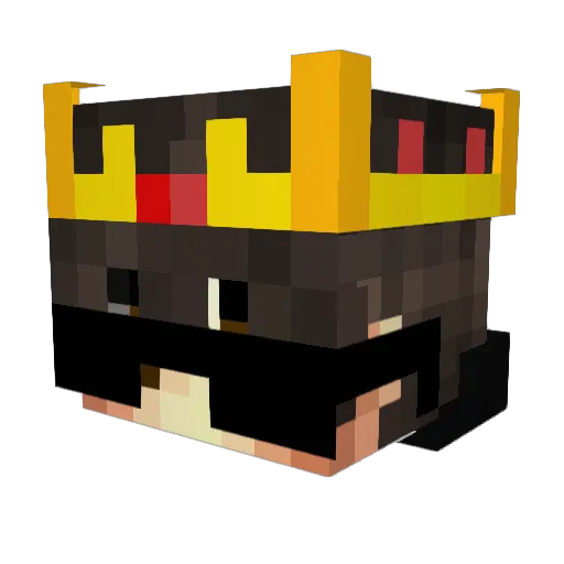 Ronyyy Minecraft avatar head, 3D render