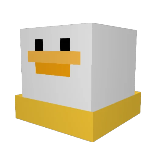Roob2005 Minecraft avatar head, 3D render