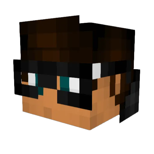 RoofCannonedNZL Minecraft avatar head, 3D render